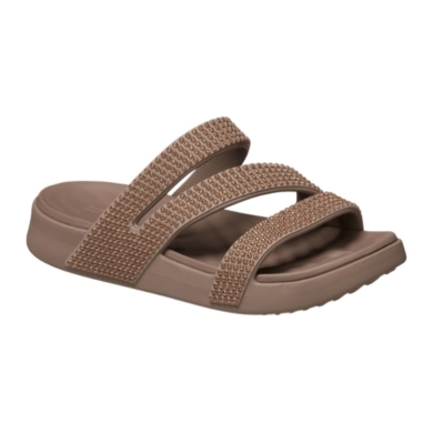 Crocs Sandal Getaway Gems Triangle brown - Ladies