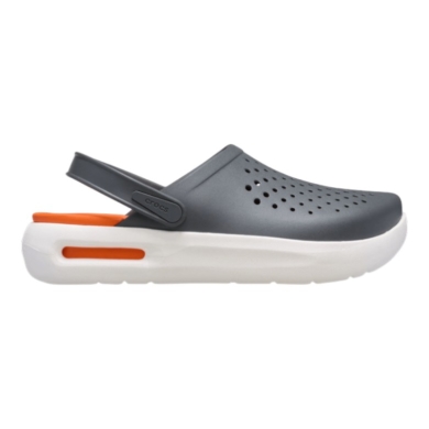 Crocs InMotion Clog Sandal (super soft, lightweight, high wearing comfort) grey/red - 1 pair