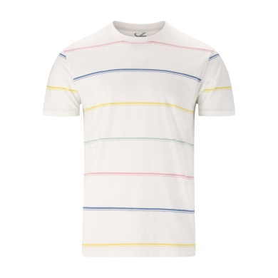 Cruz Leisure T-shirt Austin Striped (Cotton) white Men's