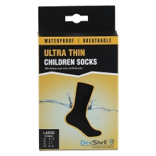 DexShell Sports Sock Ultra Thin (very thin, waterproof) black children - 1 pair