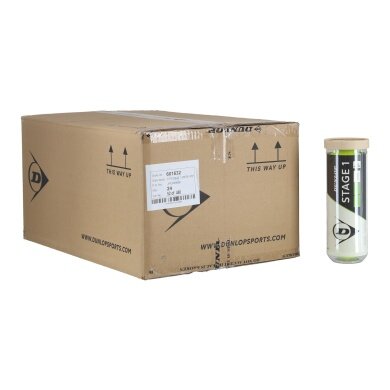 Dunlop Method Balls Stage 1 (green dot) yellow Box 24x3 in a carton