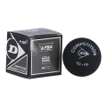 Dunlop Squashball Competition (1 yellow dot, slow speed) black - 1 Ball