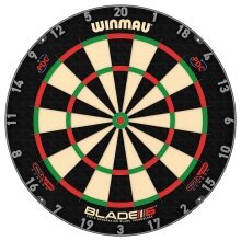 Winmau Dartboard Blade 6 Triple Core Carbon PDC - official board of the PDC