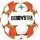 Derbystar Football Atmos S-Light AG (ideal for F and E youth, artificial grass ball, 290g) white/orange - 1 ball