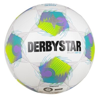 Derbystar Football Brillant Light (Training Ball) white/green/purple - 1 ball