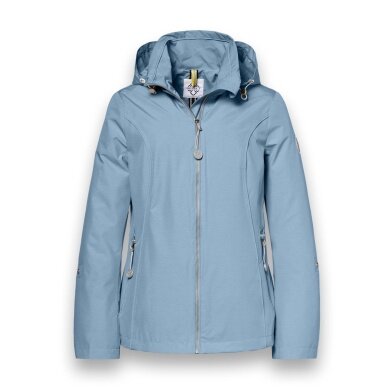 District Transition Jacket Forget Me Not (with hood, water-repellent) blue ladies