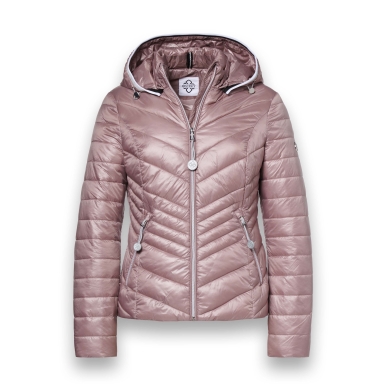 District Transition Jacket Magnolia (with hood, water-repellent) pink ladies