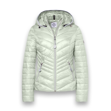 District Transition Jacket Magnolia (with hood, water-repellent) mint green ladies
