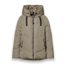 District Winter Padded Jacket Banff (with hood, windproof, water-repellent) olive green ladies