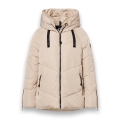 District Winter Padded Jacket Banff (with hood, windproof, water-repellent) sand/beige ladies