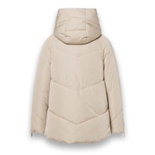District Winter Padded Jacket Banff (with hood, windproof, water-repellent) sand/beige ladies