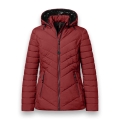District Winter Padded Jacket Kaprun (with hood, water-repellent) red Ladies