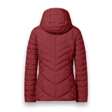 District Winter Padded Jacket Kaprun (with hood, water-repellent) red Ladies