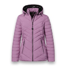 District Winter Padded Jacket Kaprun (with hood, water-repellent) pink ladies