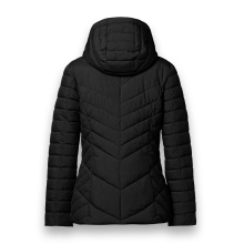 District Winter Padded Jacket Kaprun (with hood, water-repellent) black ladies