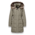 District Winter Padded Coat Chatel (warm, water-repellent) olive green ladies