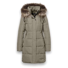 District Winter Padded Coat Chatel (warm, water-repellent) olive green ladies