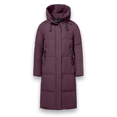 District Winter Puffer Coat Dumbbell (water-repellent) burgundy Ladies