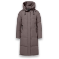 District Winter Padded Coat Dumbbell (water-repellent) brown Ladies