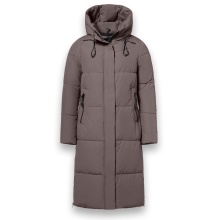 District Winter Padded Coat Dumbbell (water-repellent) brown Ladies