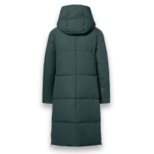 District Winter Padded Coat Dumbbell (water-repellent) dark green ladies