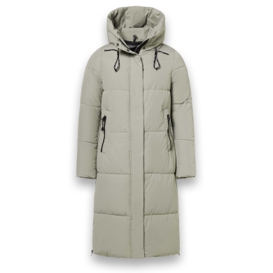 District Winter Padded Coat Dumbbell (water-repellent) beige Ladies