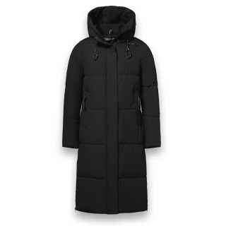 District Winter Puffer Coat Dumbbell (water-repellent) black ladies