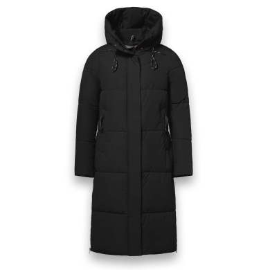 District Winter Puffer Coat Dumbbell (water-repellent) black ladies