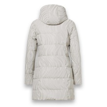 District Winter Padded Coat Alberta (3D-Print, water-repellent) sand beige ladies