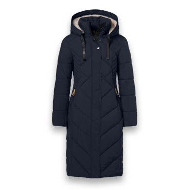 District Winter Padded Coat Corvara (water-repellent, warm) navy blue ladies