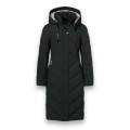 District Winter Padded Coat Corvara (water-repellent, warm) black ladies