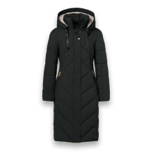 District Winter Padded Coat Corvara (water-repellent, warm) black ladies