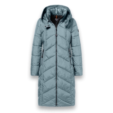 District Winter Padded Coat Arosa (Water-Repellent) Mineral Blue Ladies