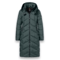 District Winter Padded Coat Arosa (Water-Repellent) Dark Green Ladies