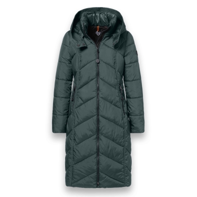District Winter Padded Coat Arosa (Water-Repellent) Dark Green Ladies