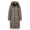District Winter Padded Coat Arosa (Water-Repellent) Olive Green Ladies
