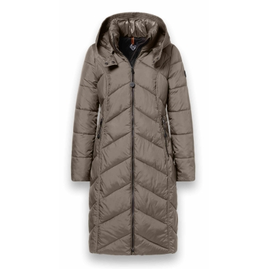 District Winter Padded Coat Arosa (Water-Repellent) Olive Green Ladies