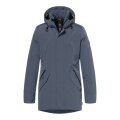 District winter jacket winter with hood (parka, windproof, warm) airforce blue men's