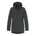 District winter jacket winter with hood (parka, windproof, warm) forest green men's