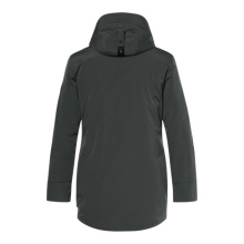 District winter jacket winter with hood (parka, windproof, warm) forest green men's