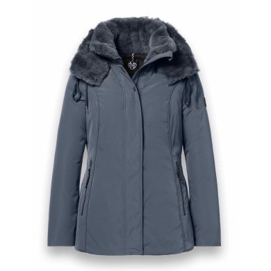 District Winter Jacket Eclipse with Hood (Coat, Windproof, Water-Repellent) Grey Ladies