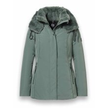 District Winter Jacket Eclipse with Hood (Coat, Windproof, Water-Repellent) Olive Green Ladies