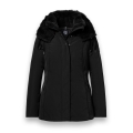 District Winter Jacket Eclipse with Hood (Coat, Windproof, Water-Repellent) Black Ladies