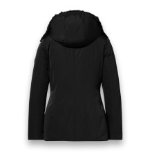 District Winter Jacket Eclipse with Hood (Coat, Windproof, Water-Repellent) Black Ladies
