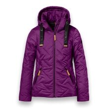 District Winter Jacket Frejus (with hood, windproof, water-repellent) purple/violet ladies