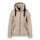 District Winter Jacket Frejus (with hood, windproof, water-repellent) sand brown ladies