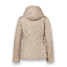 District Winter Jacket Frejus (with hood, windproof, water-repellent) sand brown ladies