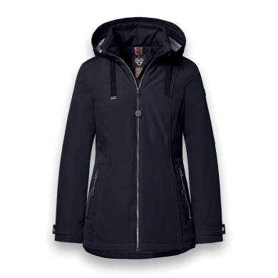District Winter Jacket Ischgl (with hood, water-repellent) navy blue ladies