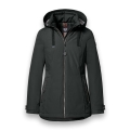 District Winter Jacket Ischgl (with hood, water-repellent) black ladies
