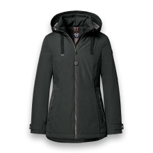 District Winter Jacket Ischgl (with hood, water-repellent) black ladies
